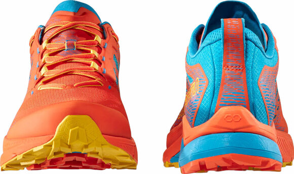 Trail running shoes La Sportiva Jackal II Cherry Tomato/Tropic Blue 41,5 Trail running shoes - 6
