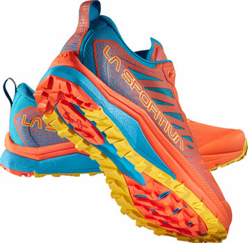 Трейл обувки за бягане La Sportiva Jackal II Cherry Tomato/Tropic Blue 43 Трейл обувки за бягане - 4