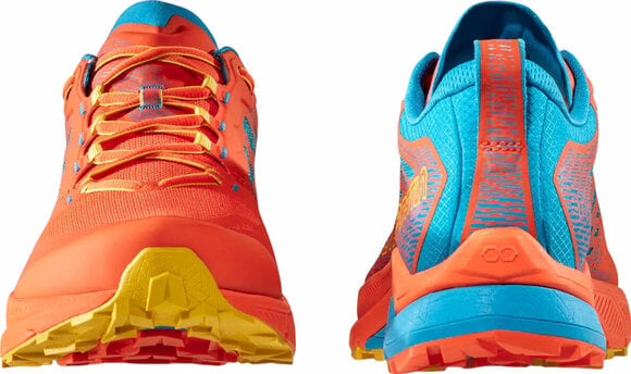 Trail running shoes La Sportiva Jackal II Cherry Tomato/Tropic Blue 43,5 Trail running shoes - 6