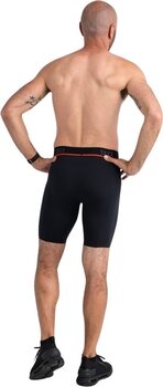Fitness Underwear SAXX Kinetic Long Leg Boxer Brief Grey Mini Stripe XS Fitness Underwear - 4