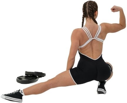 Fitness nadrág Nebbia Workout Jumpsuit 5" Hammies Black XS Fitness nadrág - 5