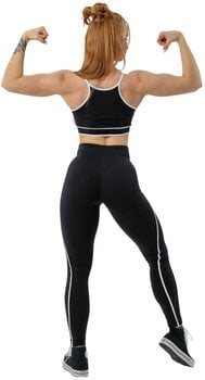 Fitness kalhoty Nebbia Medium Support Sports Bra My Rules Black M Fitness kalhoty - 4