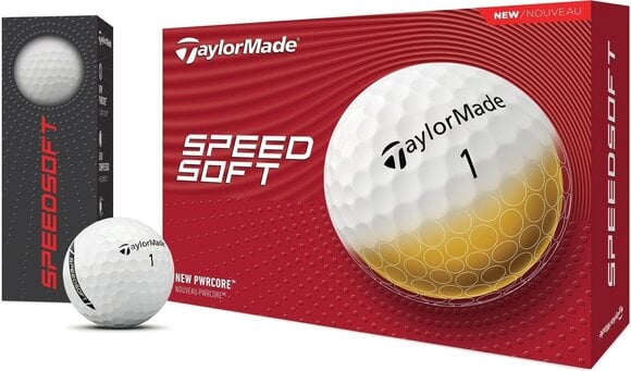 Nova loptica za golf TaylorMade Speed Soft Golf Balls White - 2