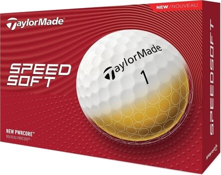 Nova loptica za golf TaylorMade Speed Soft Golf Balls White - 3