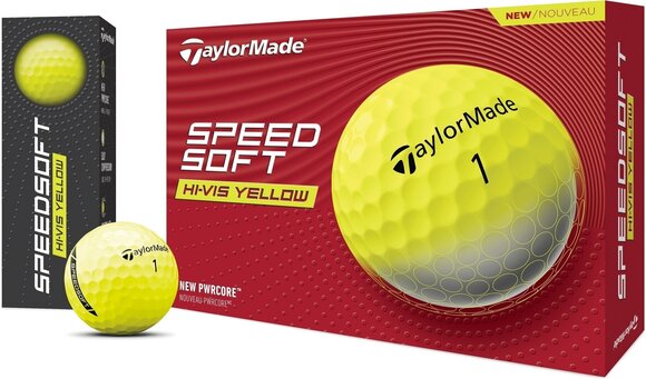 Golf Balls TaylorMade Speed Soft Golf Balls Yellow - 2