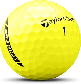 Golf Balls TaylorMade Speed Soft Golf Balls Yellow - 5
