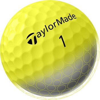 Golf Balls TaylorMade Speed Soft Golf Balls Yellow - 6