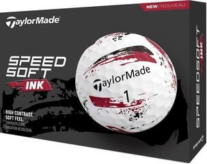 Μπάλες Γκολφ TaylorMade Speed Soft Ink Red Μπάλες Γκολφ - 2
