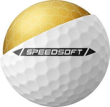 Golfball TaylorMade Speed Soft Golf Balls Ink Red - 7