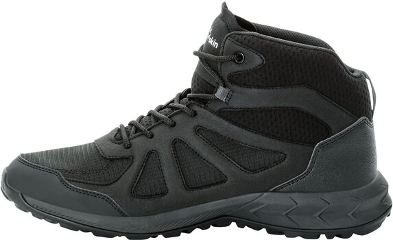 Mens Outdoor Shoes Jack Wolfskin Woodland 2 Texapore Mid M Black 41 Mens Outdoor Shoes - 4