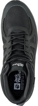 Mens Outdoor Shoes Jack Wolfskin Woodland 2 Texapore Mid M Black 42,5 Mens Outdoor Shoes - 5