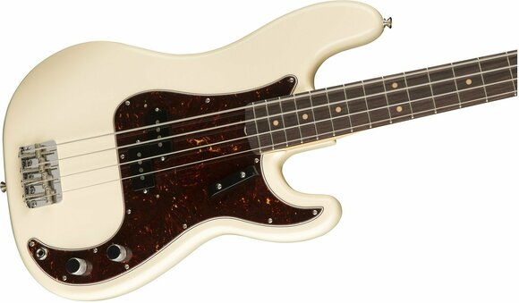 Elektromos basszusgitár Fender American Original ‘60s Precision Bass RW Olympic White - 3