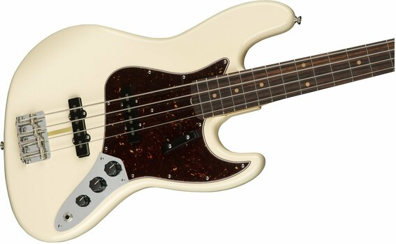 E-Bass Fender American Original ‘60s Jazz Bass RW Olympic White - 3