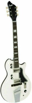 Elektromos gitár Supro Dualtone Americana Guitar Ermine White - 3