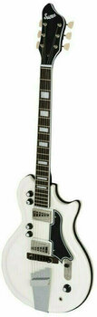 Guitare électrique Supro Dualtone Americana Guitar Ermine White - 4