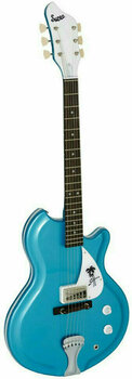 E-Gitarre Supro Sahara Americana Guitar Wedgewood Blue - 3