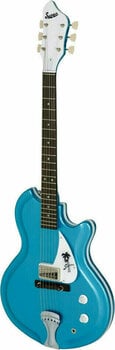 E-Gitarre Supro Sahara Americana Guitar Wedgewood Blue - 4