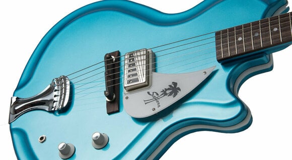 E-Gitarre Supro Sahara Americana Guitar Wedgewood Blue - 5