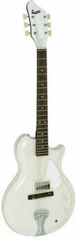 Guitare électrique Supro Belmont Americana Guitar Sparkle White - 4