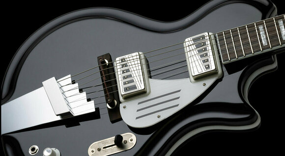Chitară electrică Supro Black Holiday Americana Guitar Jet Black - 5