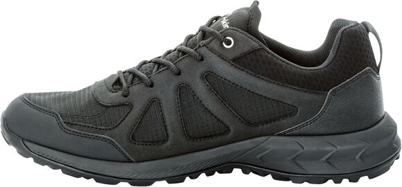 Mens Outdoor Shoes Jack Wolfskin Woodland 2 Texapore Low M Black 42 Mens Outdoor Shoes - 4
