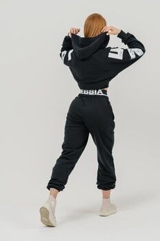 Fitness Trousers Nebbia Fitness Sweatpants Muscle Mommy Black M Fitness Trousers - 7