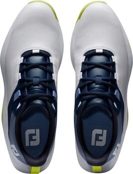 Мъжки голф обувки Footjoy ProLite Mens Golf Shoes White/Navy/Lime 40,5 - 7