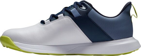 Férfi golfcipők Footjoy ProLite Mens Golf Shoes White/Navy/Lime 41 - 3