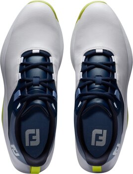 Men's golf shoes Footjoy ProLite Mens Golf Shoes White/Navy/Lime 41 - 7