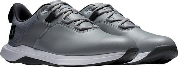 Calçado de golfe para homem Footjoy ProLite Mens Golf Shoes Grey/Charcoal 40,5 - 5