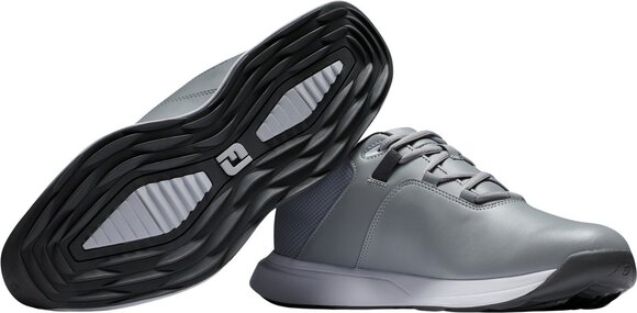 Chaussures de golf pour hommes Footjoy ProLite Mens Golf Shoes Grey/Charcoal 40,5 - 6