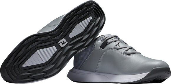 Heren golfschoenen Footjoy ProLite Mens Golf Shoes Grey/Charcoal 44,5 - 6