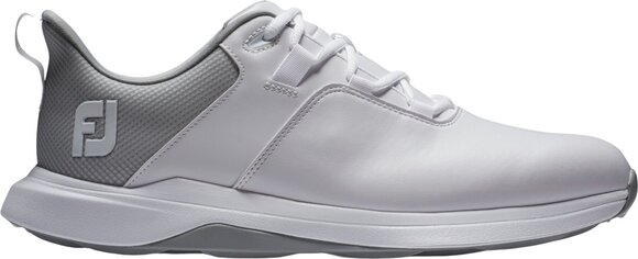 Chaussures de golf pour hommes Footjoy ProLite Mens Golf Shoes White/Grey 40,5 - 2