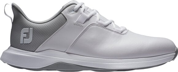 Scarpa da golf da uomo Footjoy ProLite Mens Golf Shoes White/Grey 42,5 - 2