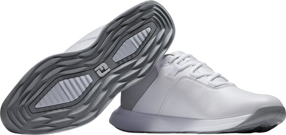 Golfskor för herrar Footjoy ProLite Mens Golf Shoes White/Grey 47 - 6