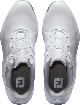 Chaussures de golf pour hommes Footjoy ProLite Mens Golf Shoes White/White/Grey 40,5 - 7