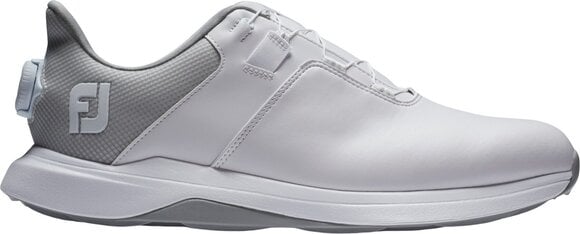Мъжки голф обувки Footjoy ProLite Mens Golf Shoes White/White/Grey 42 - 2