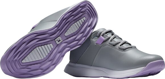Chaussures de golf pour femmes Footjoy ProLite Womens Golf Shoes Grey/Lilac 37 - 6