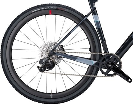 Gravel / Cyclocross-cykel Wilier Rave SL Shimano GRX RD-RX822 GS 1x12 Black/Silver/Glossy L Shimano 2024 - 2