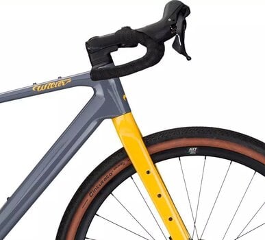 Bicicletta da Gravel / Cyclocross Wilier Adlar Shimano GRX RD-RX822 GS 1x12 Grey/Yellow/Glossy M Shimano 2024 - 3