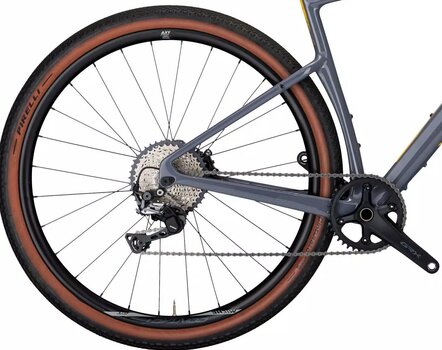Bicicleta de gravilha/ciclocross Wilier Adlar Shimano GRX RD-RX822 GS 1x12 Grey/Yellow/Glossy L Shimano 2024 - 2