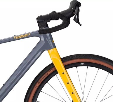 Bicicleta de gravilha/ciclocross Wilier Adlar Shimano GRX RD-RX822 GS 1x12 Grey/Yellow/Glossy L Shimano 2024 - 3