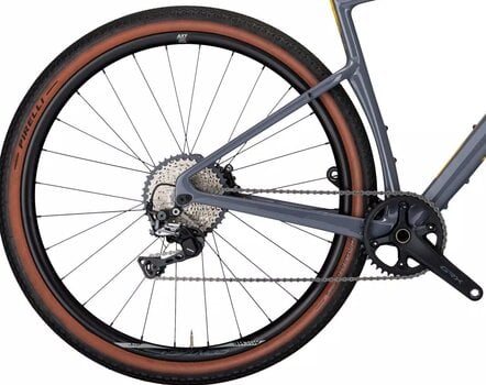 Gravel-/cyclocross-fiets Wilier Adlar Shimano GRX RD-RX822 GS 1x12 Grey/Yellow/Glossy XL Shimano 2024 - 2