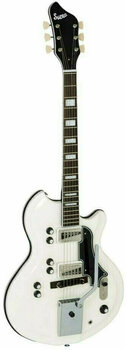 Guitarra eléctrica Supro Martinique Vibrato Americana Guitar Ermine White - 3