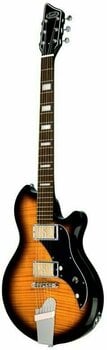 Guitare électrique Supro Westbury Guitar Flame Maple Tobacco Burst - 2