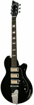 Elektrisk guitar Supro Hampton Guitar Jet Black - 2