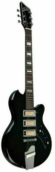 Elektrisk guitar Supro Hampton Guitar Jet Black - 3
