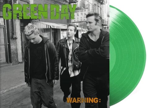 Disque vinyle Green Day - Warning (Green Coloured) (LP) - 2