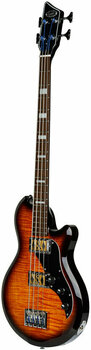Basse électrique Supro Huntington 2 Bass Guitar Tobacco Sunburst Flame - 2