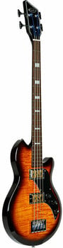 Basse électrique Supro Huntington 2 Bass Guitar Tobacco Sunburst Flame - 4